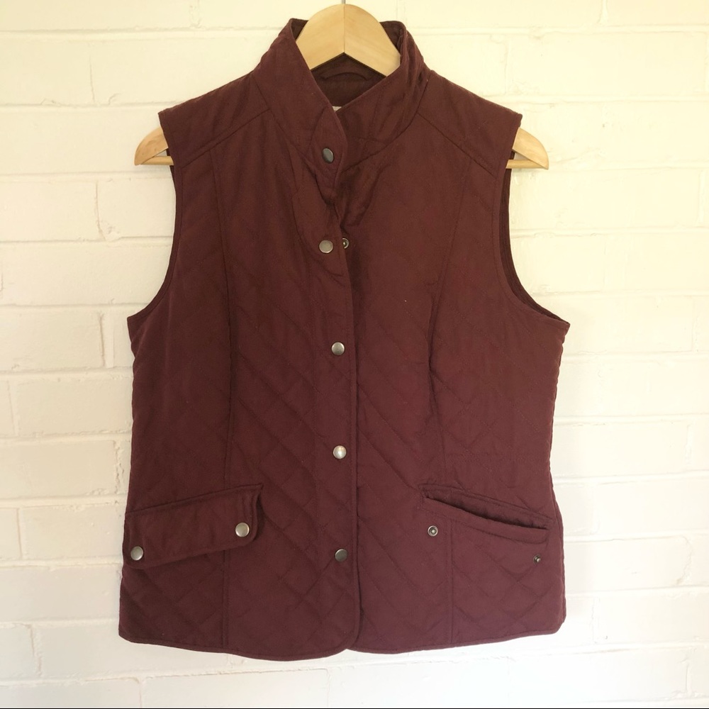 G.H Bass and Co. quilted puffer vest.